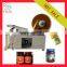 Semi automatic adhesive round bottle labeling machine for wine