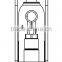 top capacity 10t and toe capacity 5t hydraulic floor jack