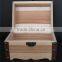Handmade hot selling antique wood jewelry box with handle