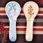 Wholesale promotional ceramic fashionable spoon rest with decal printing