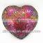 Gift Set Crackle Mosaic Iridescent Glass Hearts