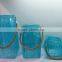 custom different color wholesale blown hanging glass vases