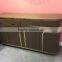 Home Furniture Modern Style Mdf Black Cabinets With Stainless Steel