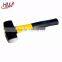 High carbon steel ball peen hammer with Paint wooden handle