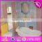 New design beautiful princess wooden dollhouse for children W06A218
