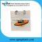 Hot sale PE blockbottom soft loop or flexile loop handle plastic bag for hat shop