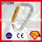 Taiwan 23KN With Straight Gate Aluminum Carabiner With CE Certificate