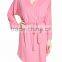 Womens Cotton Jersey Robe for Women Fashion Long Sleeve Plain Dyed Sleepwear Pajamas