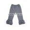 Hot sale baby fall long ruffle pants kids high quality jeans tight leggings children clothes