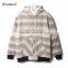 2017 Oem Service Factory Stock Price Wool Plaids Men Coat