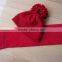 black and red pure colour polar fleece set promotional