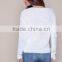 MGOO New Arrival Women V Neck Sweaters Split Long Sleeves Knitted Fast Fashion Tops Plain White Sweaters