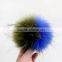 Myfur Colorful Real fluffy Raccoon Fur Ball Fur Pom Poms For Women Winter Hat And Cap
