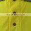 Hot sale Europe polyester birdeye breathable fluroscent safety sew-on high visibility polo shirt