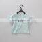 Wholesale summer cotton priting kids girl short sleeve t shirts