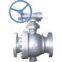 Cast Steel Trunnion Mounted Ball Valve Flanged Ends