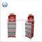 Iron steel easy moving wheeling display rack HS-ZS17