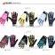 wavy black yellow touch screen cycling outdoors training gloves/ unisex at 6 color cylcing motor full finger gloves