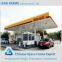 China manufacturer galvanized light steel gas station canopy