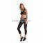 Moshiner Leggings Polyester Spandex Compression Gloss Pants Soft Tights with High Waist Plus Size Leather Pencil Fit Trousers