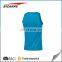 Cool 100% polyester breathable running singlet men