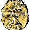 6" Metallic Cheerleading Pom Poms With Baton Handle