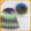 Stable Hat Wholesale Top Quality Arcylic Fabric Custom Knitting Hasoft Knitted Beanie Fur Bobble Pom Ski Winter Hats