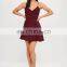 2017 wholesale spaghetti strap sexy ladies bodycon one piece dress
