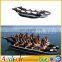 Black Inflatable water boat for flyfish