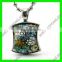 Fashion charming stainless steel murano pendant