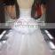 Sponge Cake Off-Shoulder Wedding Gown Backless Floor-length With Sweep Train Wedding Dress 2016