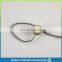 custom private clear plastic brand name logo cheap seal tag for clothing
