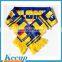 Promotional products custom satin scarf factory supply football fan scarf