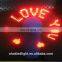 New Fashional LED mini fan with slogan message color fan