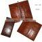 Custom Travel Ticket Holder Good Leather Passport Wallet
