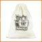 Custom print wholesale cotton promotional drawstring backpack bag