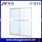 ISO9001 no distortion 60mm pvc sash white laminated glass pvc bathroom door price