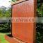 2018 new ideas garden ornaments corten steel metal waterfall divider