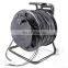 Max capacity 1KM Portable Mental Material Durable Fiber Optic Field Cable Spool Reel