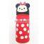 Korean cartoon silicone pencil case and stationery pen holder with retractable function and cylindrical shape