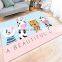 Household modern cartoon custom design kids area rug carpet