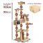 Amazing! Eco-frinedly cat climbing tree frame sisal scratching posts cat nest all in one for cat claws grinding