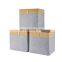 Reatai felt office embossed pattern front open nonwoven sneaker storage box