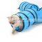 Quick Order FBA Service Washable Durable Attractive Long Tee Cat Toys Play Tunnel Bed Foldable