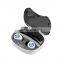 Noise Reduction Wireless Blue Tooth V5.0 Earphone with Cold Led Digital Screen