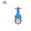 2PC Body Bi-directional seal Polyurethane lined Knife Gate Valve for Mining