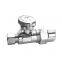 Hot Sell Two-way Chrome Plated NSF cUPC Angle Valve
