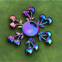Three leaf colorful fingertip gyro decompression toys