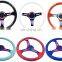 350mm 3 Inches Deep Dish 6 Hole Racing Steering Wheel Neo chrome Spoked