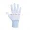 13 Gauge seamless Polyester  Stretchable  Fabric work  Inspection glove
